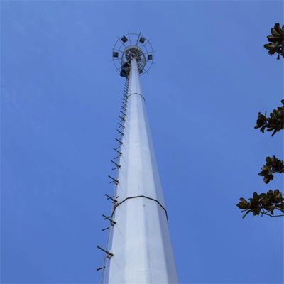 Low Price Telecom Monopole Galvanized Tubular Steel Pole Steel Sections Tower