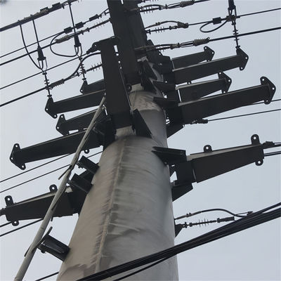 Manufacturer 75 Ft Outdoor 100 Km Range Antenna TV Steel Tubular Telecommunication Mast Pole