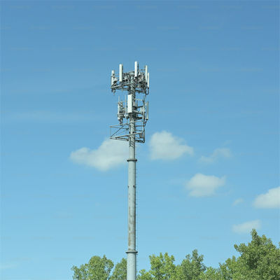 Customized Professional Wifi Long Range working platform Microwave Self Supporting Monopole Antenna Tower