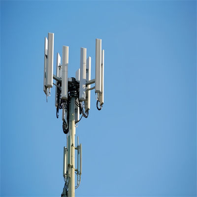 High Self Supporting Steel Structure Monopole Communication Tower 20m 30m 40m Single Tube Round Pole Gsm