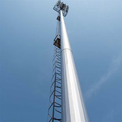 High Quality 20m 30m 45m 50m Communication Antenna Pole 5G Cell Signal Base Station Monopole Steel Telecom Tower