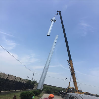 Self Supporting Small Telecommunications Company Cell Antenna Pylon 5g Network 20 Foot Platform Roof Top Tower