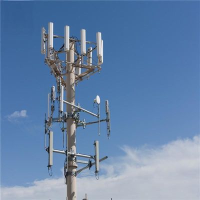 Heavy Duty Antenna Mast Tower Monopole 15 Meter 9m 10m 12m Monopole Steel Tower
