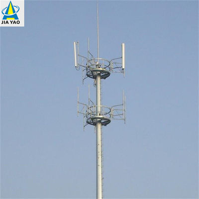 Hot Dip Galvanized Multifunction Monopole Tower 5g Internet Mobile Phone Signal Communication Steel Tower