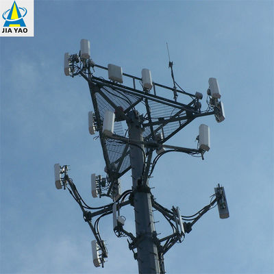 Hot Dip Galvanized Multifunction Monopole Tower 5g Internet Mobile Phone Signal Communication Steel Tower