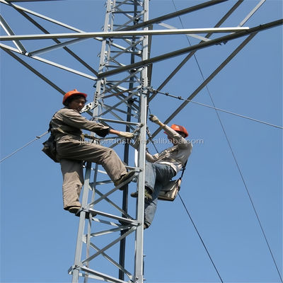 Wireless Communication Iron Telecom Guyed Pole Tower 5g Radio Antenna Wifi Isp Internet Tower For Sale