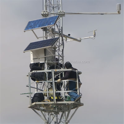 Wifi Bts Cell Phone Wire Supporting Guyed Wire Tower 3 Legged Tubular Or Steel Bar