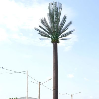 Camouflaged Pole Palm / Pine Micro Fake Cell Tower Trees 10 20 30 40 50 60 70 80 M