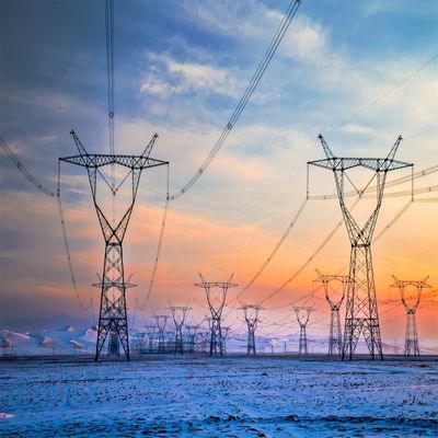High Voltage Power Transmission Line Tower 10KV 33KV 66KV 110KV