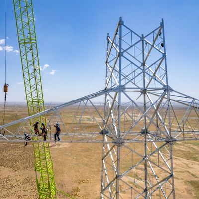 Electric Power High Voltage Transmission Tower Steel Pole Antenna Monopole Tower