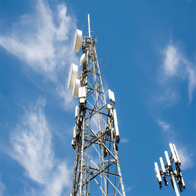 30m Self Supporting Lattice Tower For Communication GSM Tower Made Of Angle Steel