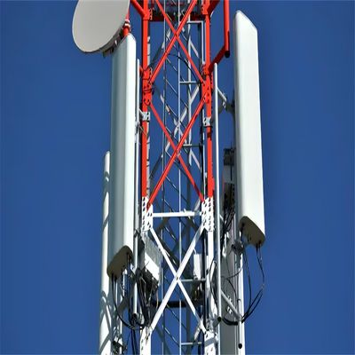 30m Self Supporting Lattice Tower For Communication GSM Tower Made Of Angle Steel
