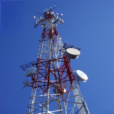Self-Supporting 3 Legged 4-Legged Lattice Tower Iron Telecommunication Tower