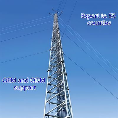 Corrosion Resistant Three Legged Steel Tower Suitable for Outdoor Installations and Heavy Load Bearing Applications