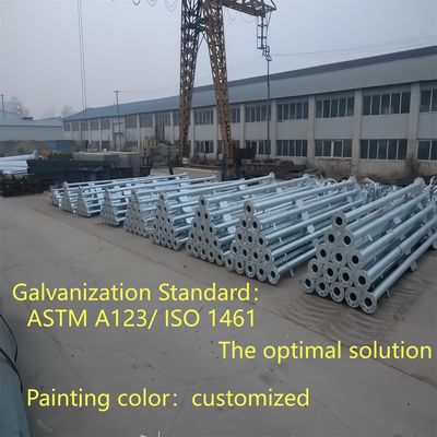Hdg Lattice 35m 3 leg pipe telecom telecommunication communication tube bts shelter mast tower
