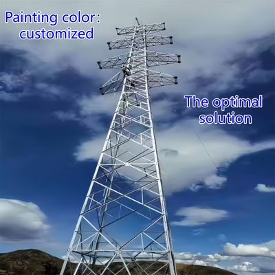 Heavy Duty Galvanized Steel High Voltage Transmission Tower Optimized for Maximum Load Capacity and Structural Integrity