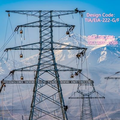 Heavy Duty Galvanized Steel High Voltage Transmission Tower Optimized for Maximum Load Capacity and Structural Integrity