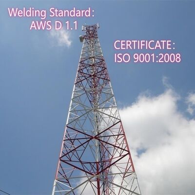5 10 15 20 25 30 M Self Supporting Galvanized Angular Steel 3 Legged Tower