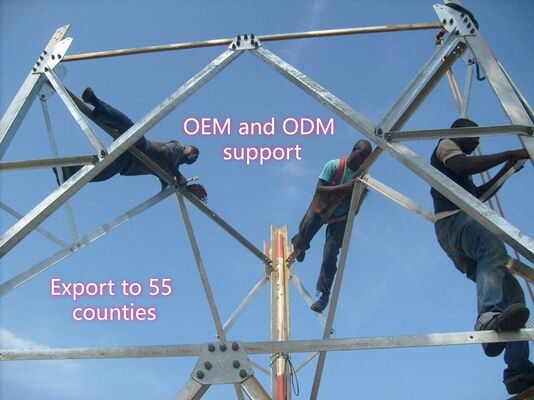 5 10 15 20 25 30 M Self Supporting Galvanized Angular Steel 3 Legged Tower 5-100M