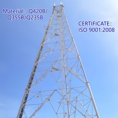 Strong and Durable 3 Legged Tubular Steel Tower Designed to Meet Demanding Load and Environmental Requirements in Industry