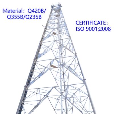 Strong and Durable 3 Legged Tubular Steel Tower Designed to Meet Demanding Load and Environmental Requirements in Industry