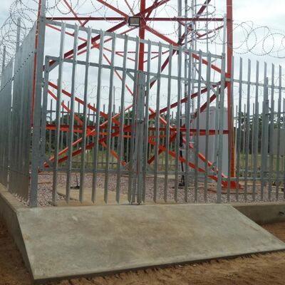 Steel tower 4 Legged Angular Steel Tower designed for telecom featuring robust construction and compliance with international design codes