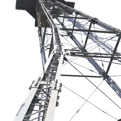 Steel constructed 4 Legged Angular Steel Tower with bolts nuts and washers meeting DIN 7990 and ISO 6507 1 standards for secure and assembly