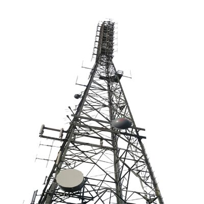 Steel constructed 4 Legged Angular Steel Tower with bolts nuts and washers meeting DIN 7990 and ISO 6507 1 standards for secure and assembly