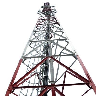 3 Legged Angular Steel Tower Triangular Wireless Communication Tower with Structural Steel Grades Including ASTM A36 Series