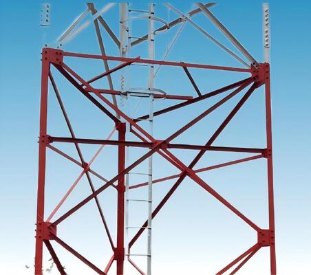 3 Legged Angular Steel Tower Triangular Wireless Communication Tower with Structural Steel Grades Including ASTM A36 Series