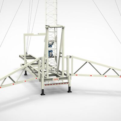 Mobile Truck Mounted Telescopic Galvanized Steel 15 20 25 30M 5G 4G Wifi Communication Tower on Wheels