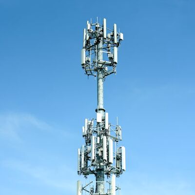 Monopole Tower telecom structure featuring high tensile steel and mild steel grades meeting GB T and EN 10025 standards