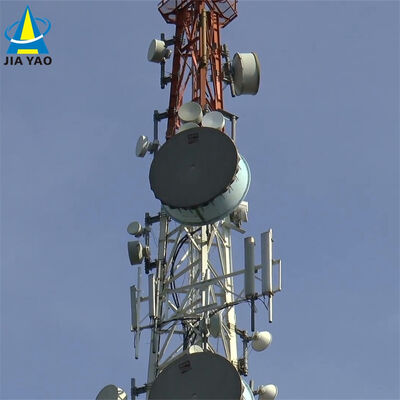 3 Legged Angular Steel Tower Triangular Wireless Communication Tower with ANSI TIA 222 Design Code and High Tensile Steel Materials