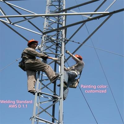 10m-30m Quick-Assembly Collapsible Guyed Wire Tower for Disaster Relief Reserve Emergency Communication