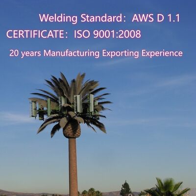 15 21 27M Scenic Zone Bionic  Tree Camouflaged Galvanized Steel Outdoor 5G 4G Wifi Communication Tower