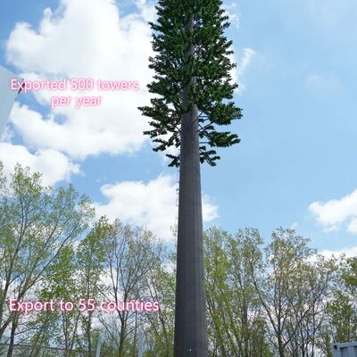 12 18 24M Community Bionic  Tree Camouflaged Galvanized Outdoor 5G 4G Microwave Communication Mast