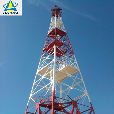Emergency Solar Panel Antenna Tower Hot Dip Galvanized 18 28 38M 5G 4G Disaster Relief Telecom Tower