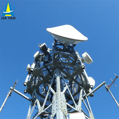 10 16 22 28M Lightweight 3 Legged Angular Steel Galvanized Self Supporting Outdoor 5G 4G Wifi Rural Telecom Tower