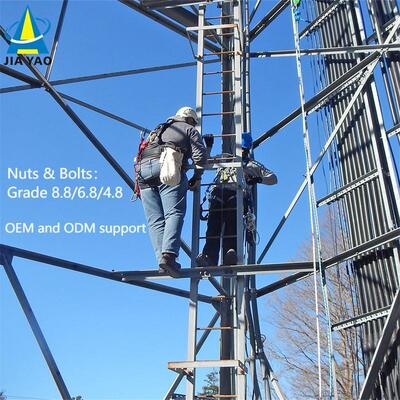 11 17 23 29M Light Duty 3 Legged Angular Steel Galvanized Outdoor 5G 4G Satellite Low Load Telecom Antenna Tower