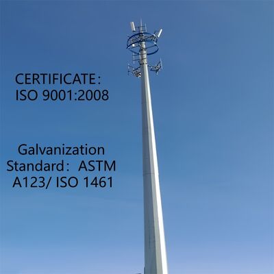 20 28 36M Landscape Friendly Monopole Tubular Galvanized Outdoor 5G 4G Microwave City Scenic Communication Mast