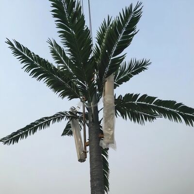 38M Bionic Tree Tower constructed with galvanized steel and UV resistant plastics ensuring durability and corrosion resistance