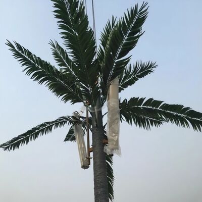 Bionic Tree Tower with tree like appearance featuring fiberglass branches and trunks for seamless landscape blending