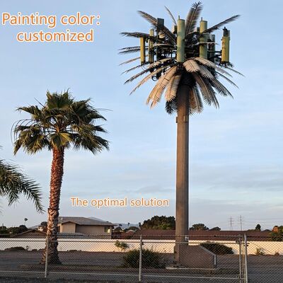 Bionic Tree Tower artificial structure steel design wind speed up to 250 kmh with mild and high tensile steel options