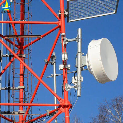 Customizable 3 Legged Tubular Steel Tower Designed for Outdoor Telecom Monitoring Observation and Security Installations