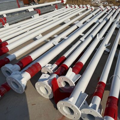 3 Leg Tubular Custom Height 20-100m Steel Communication Tower For Global Engineering Projects