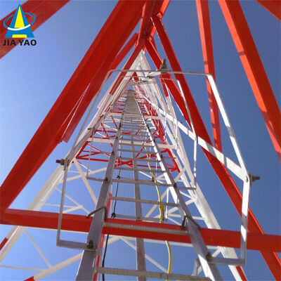 3 Leg Angular Customized Multi-Circuit Lattice Tower For Communication Transmission Telecom Dual Use