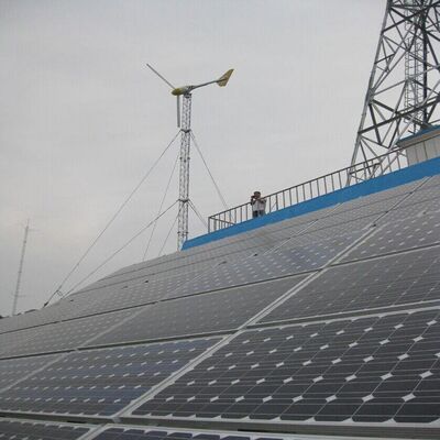 15 22 38M 4 Legged Angular Off-Grid Solar Lattice Telecom Tower with Galvanized Steel and Battery Backup for Emergency Communication