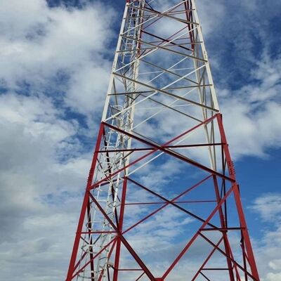 Renewable Energy Compatible Communication Tower For Wind Farm Solar Park Monitoring