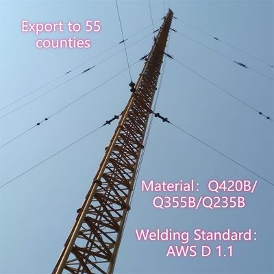 Lightweight Guyed Wire Tower Quick Installation For Rural Wireless Network Coverage