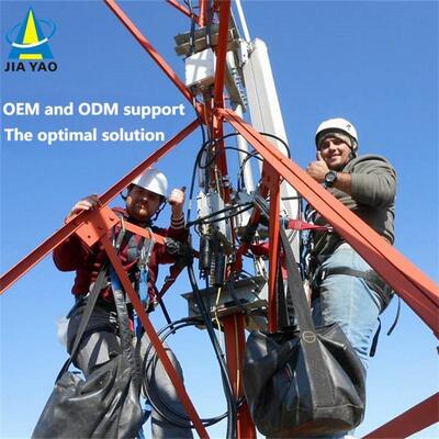 40M Corrosion Resistant 3 Legged Angle Antenna Tower Compact For Narrow Site Use
